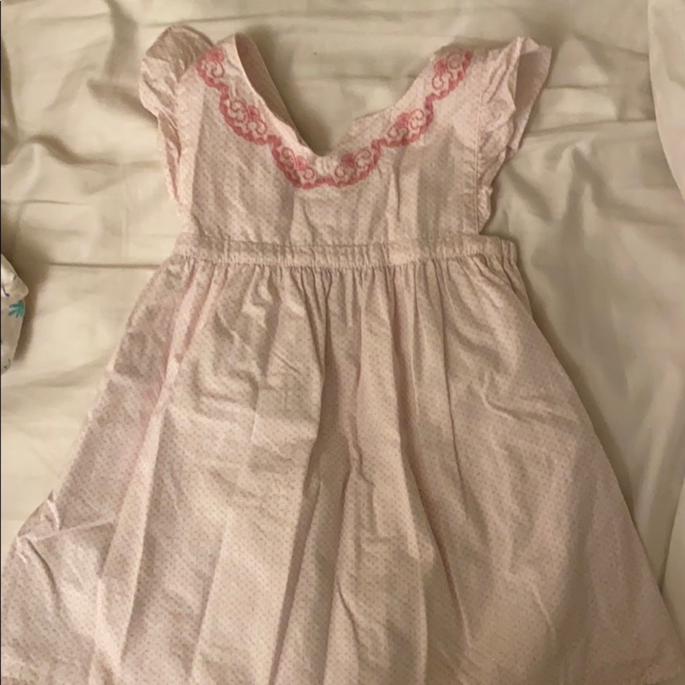 The little white company pink dress 1-1 1/2 years